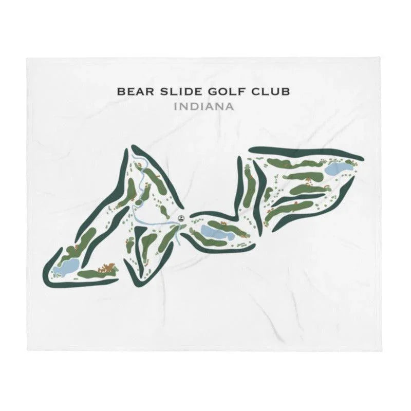 Bear Slide Golf Club, Indiana - Printed Golf Course