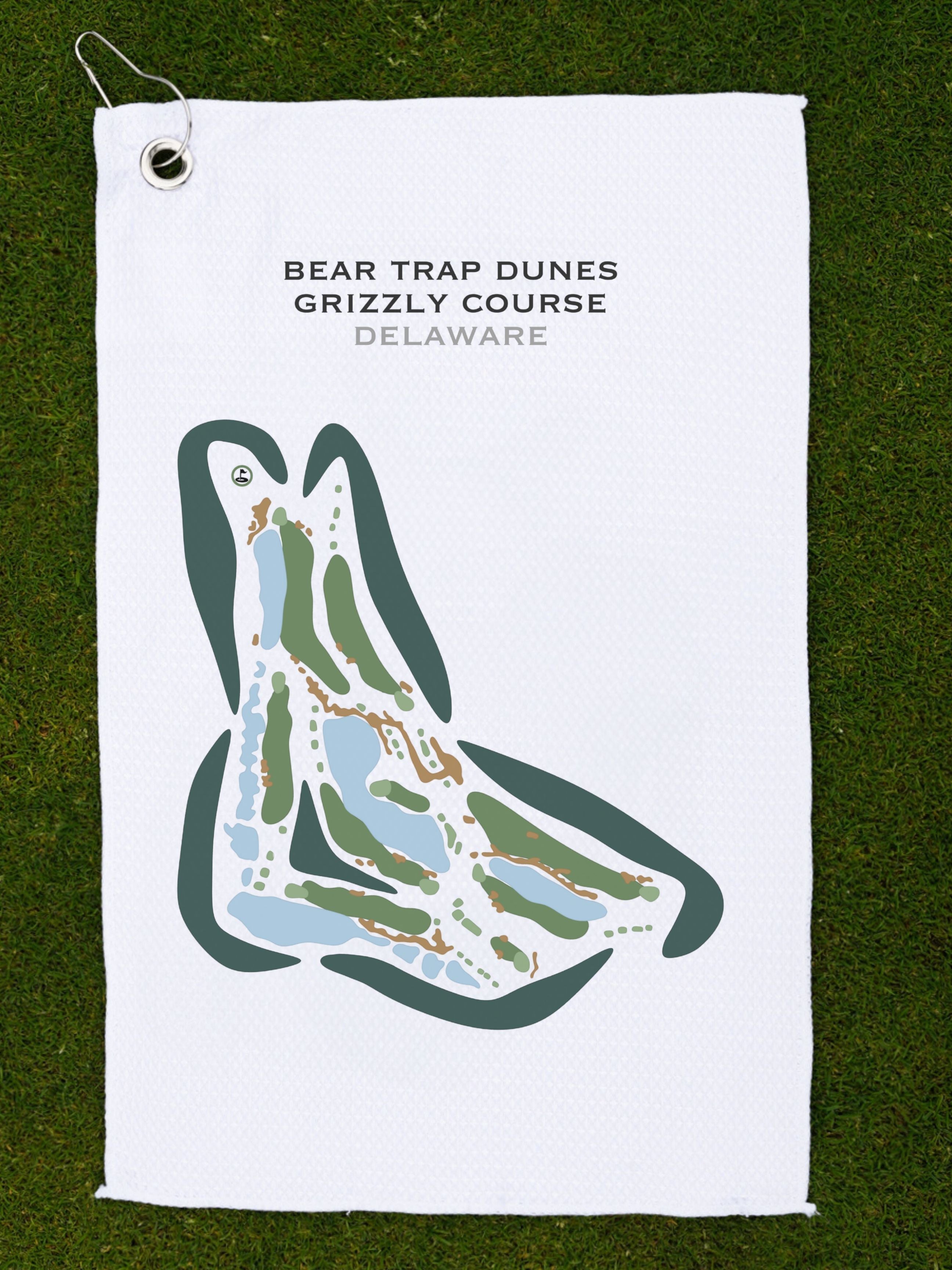 Bear Trap Dunes, Grizzly Course, Delaware - Printed Golf Courses