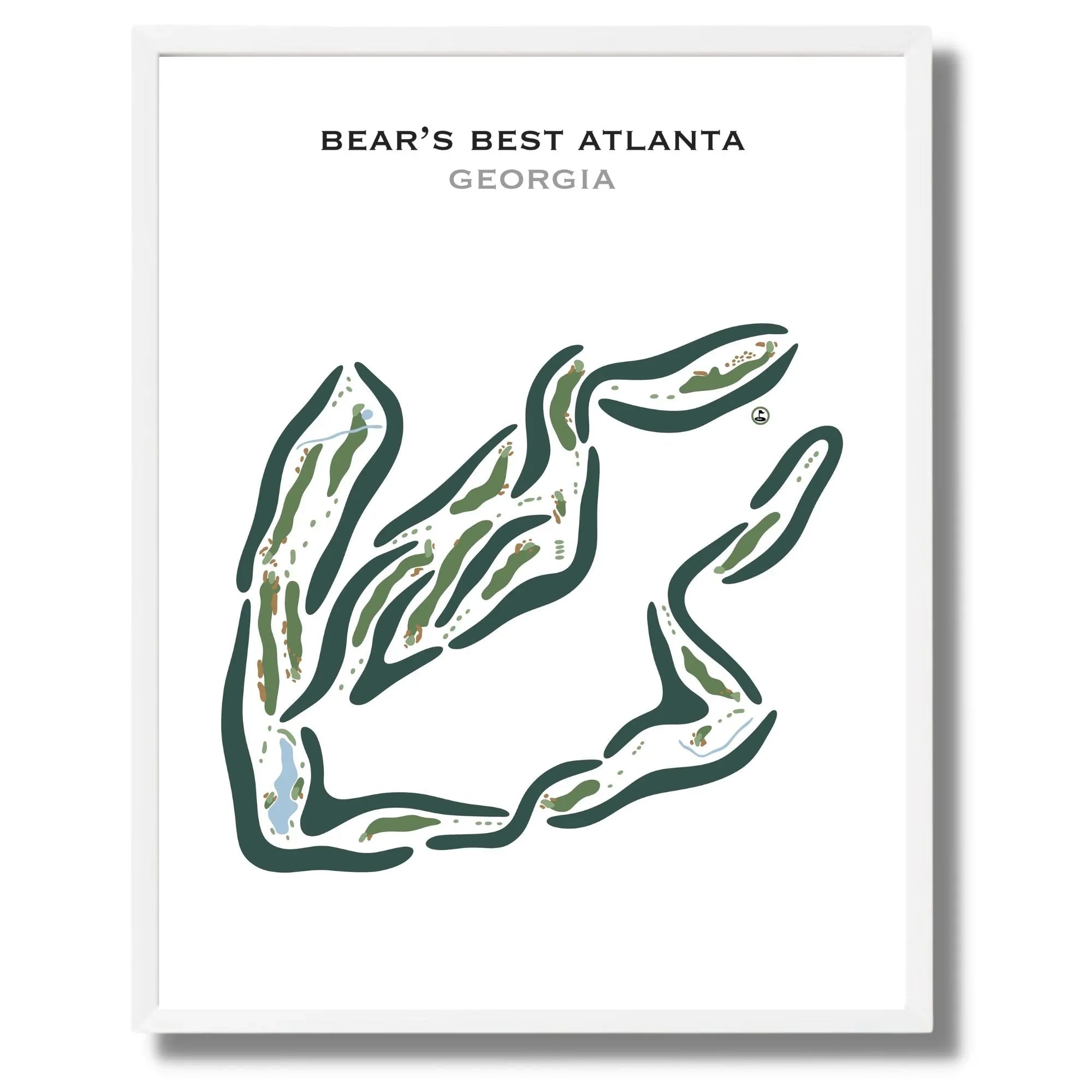 Bear's Best Atlanta, Georgia - Printed Golf Courses