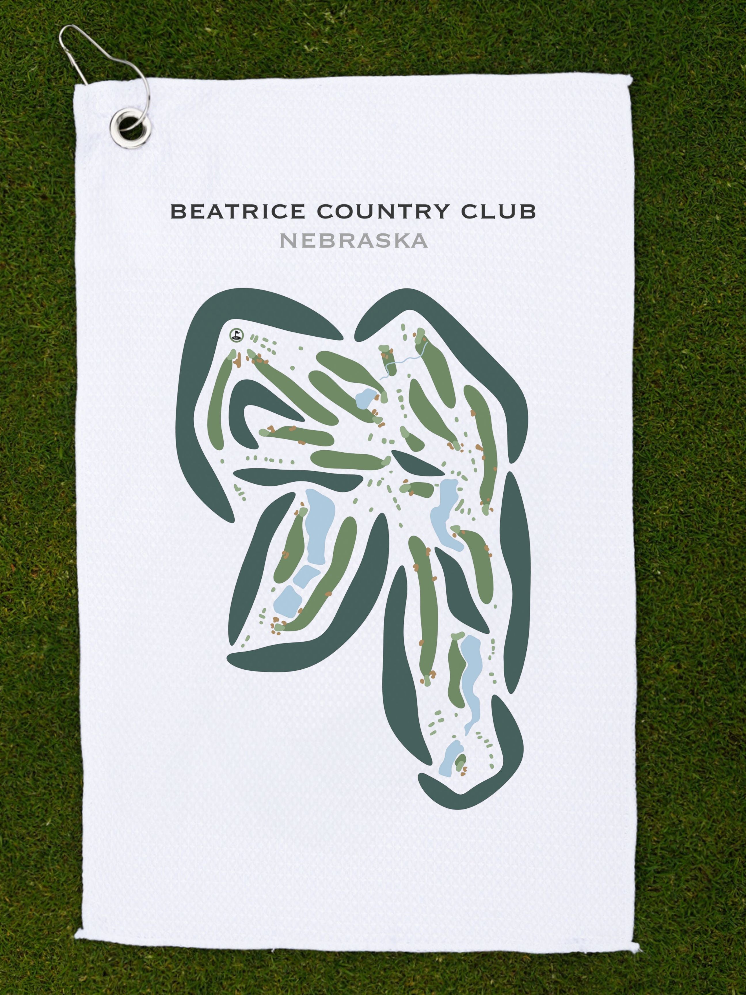 Beatrice Country Club, Nebraska - Printed Golf Courses