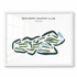 Beaumont Country Club, Texas - Printed Golf Courses