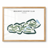 Beaumont Country Club, Texas - Printed Golf Courses