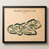 Beaumont Country Club, Texas - Printed Golf Courses