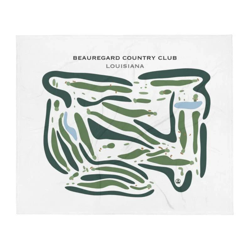 Beauregard Country Club, Los Angeles - Printed Golf Courses