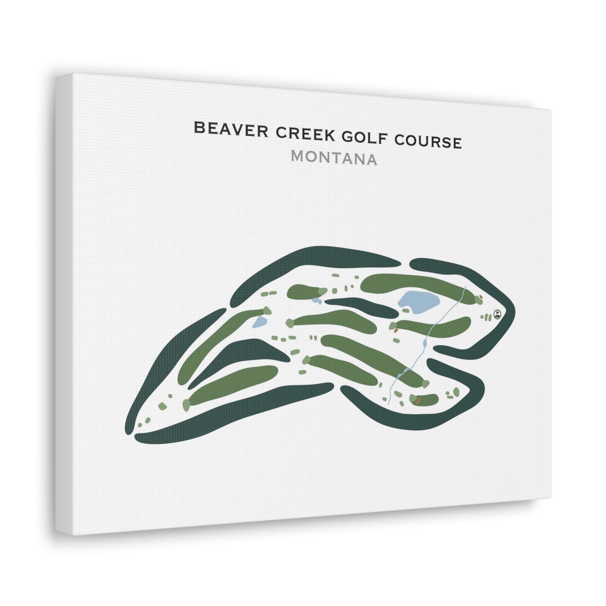 Beaver Creek Golf Course, Montana - Printed Golf Courses