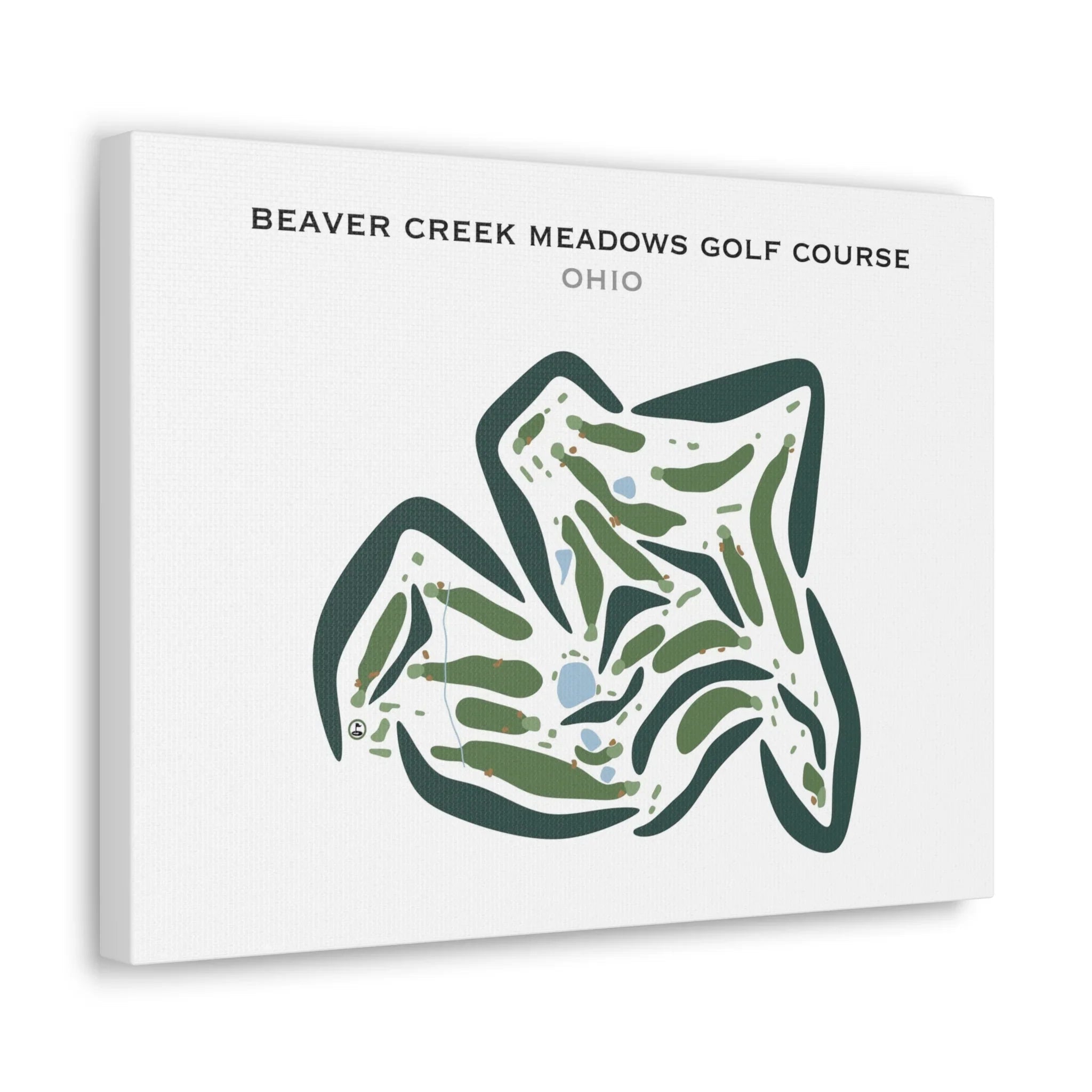 Beaver Creek Meadows Golf Course, Ohio - Printed Golf Courses
