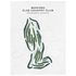 Bedford Elks Country Club, Pennsylvania - Printed Golf Course