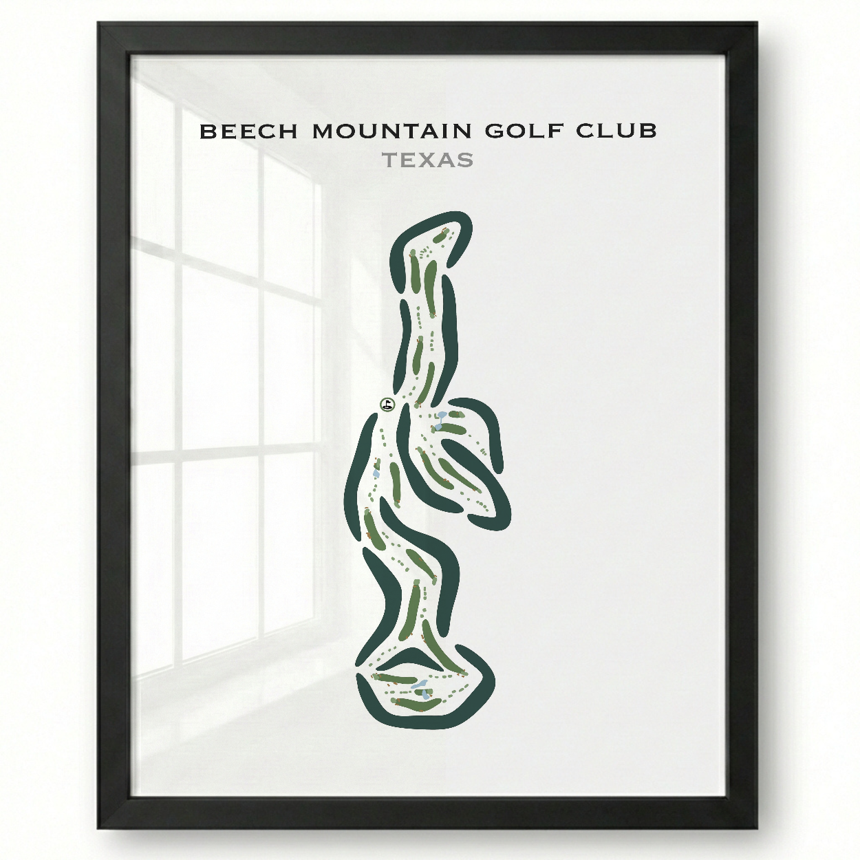 Beech Mountain Golf Club, North Carolina - Printed Golf Courses