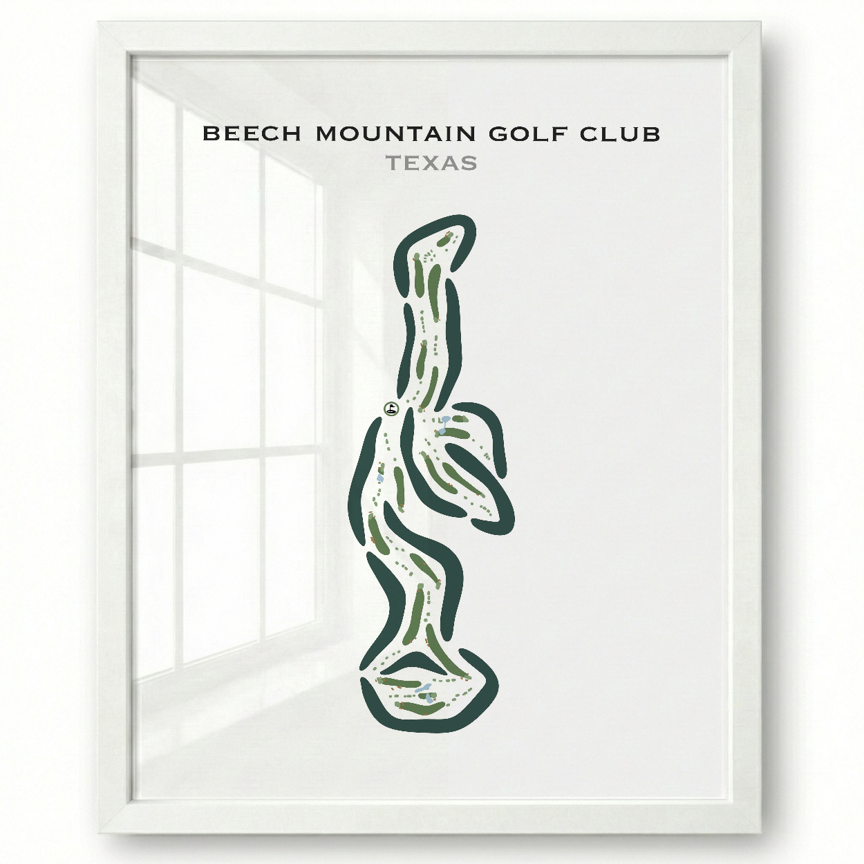 Beech Mountain Golf Club, North Carolina - Printed Golf Courses