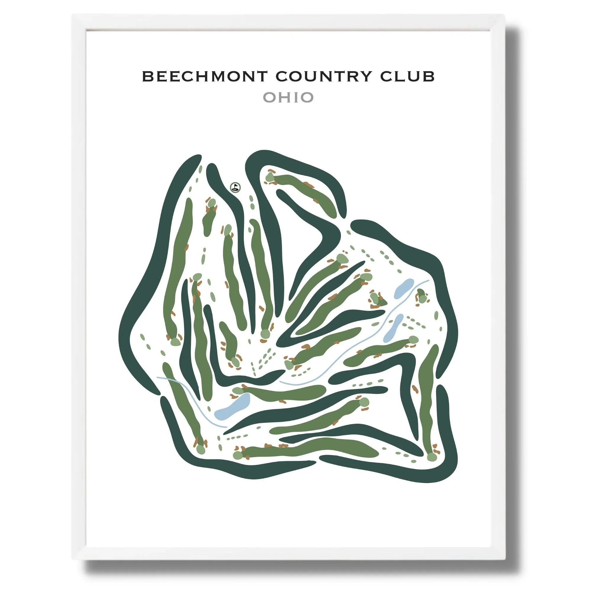 Beechmont Country Club, Ohio - Printed Golf Courses
