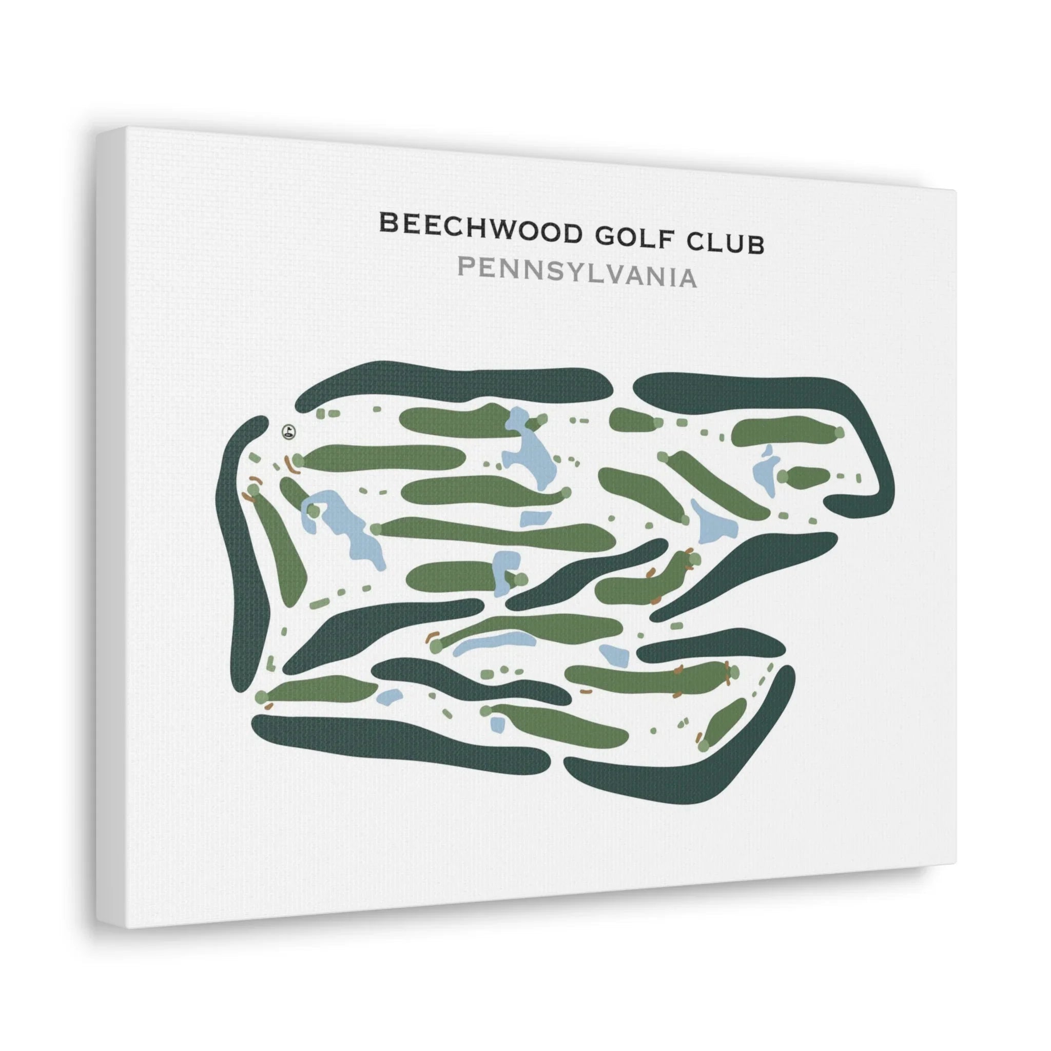 Beechwood Golf Club, Pennsylvania - Printed Golf Courses