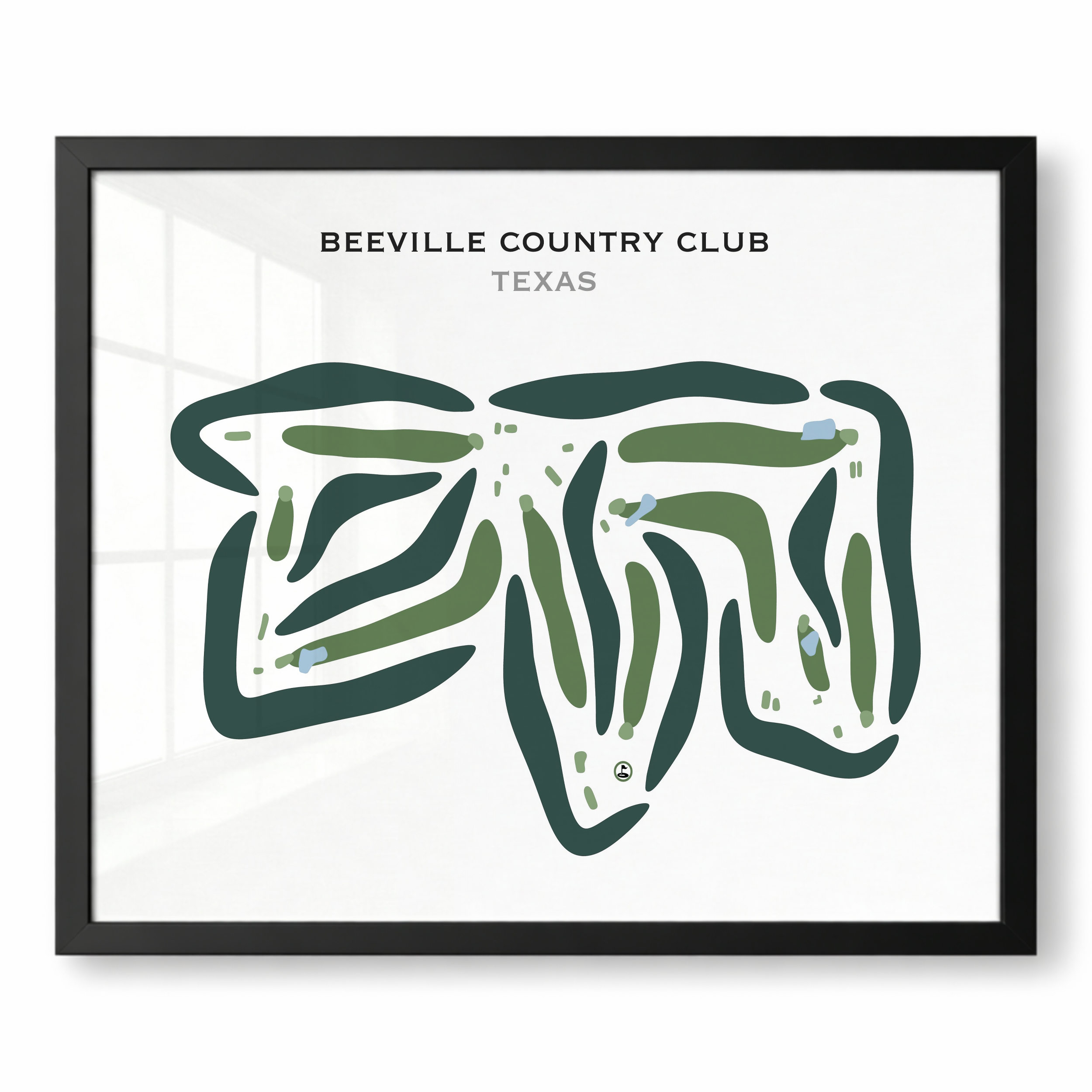 Beeville Country Club, Texas - Printed Golf Courses