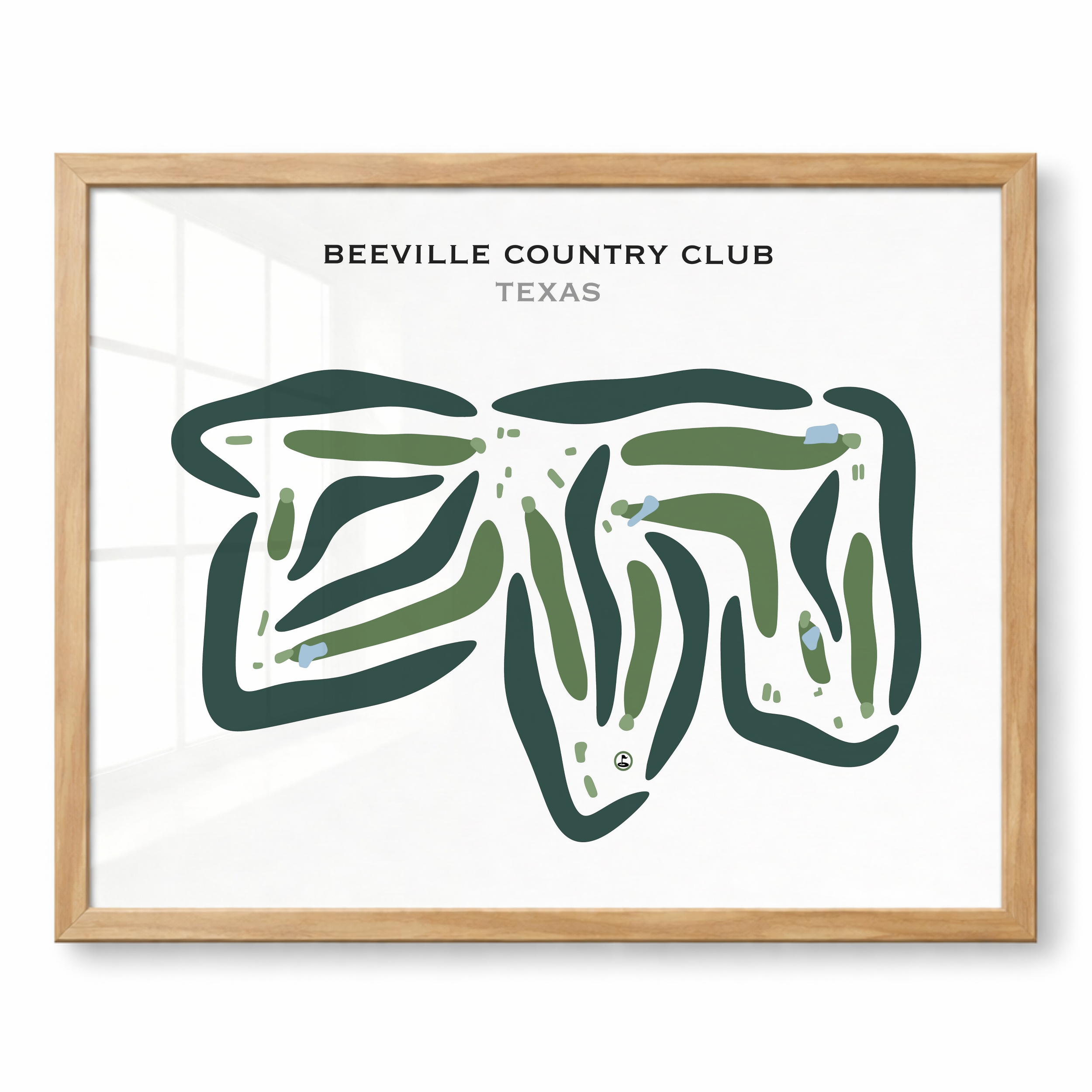 Beeville Country Club, Texas - Printed Golf Courses