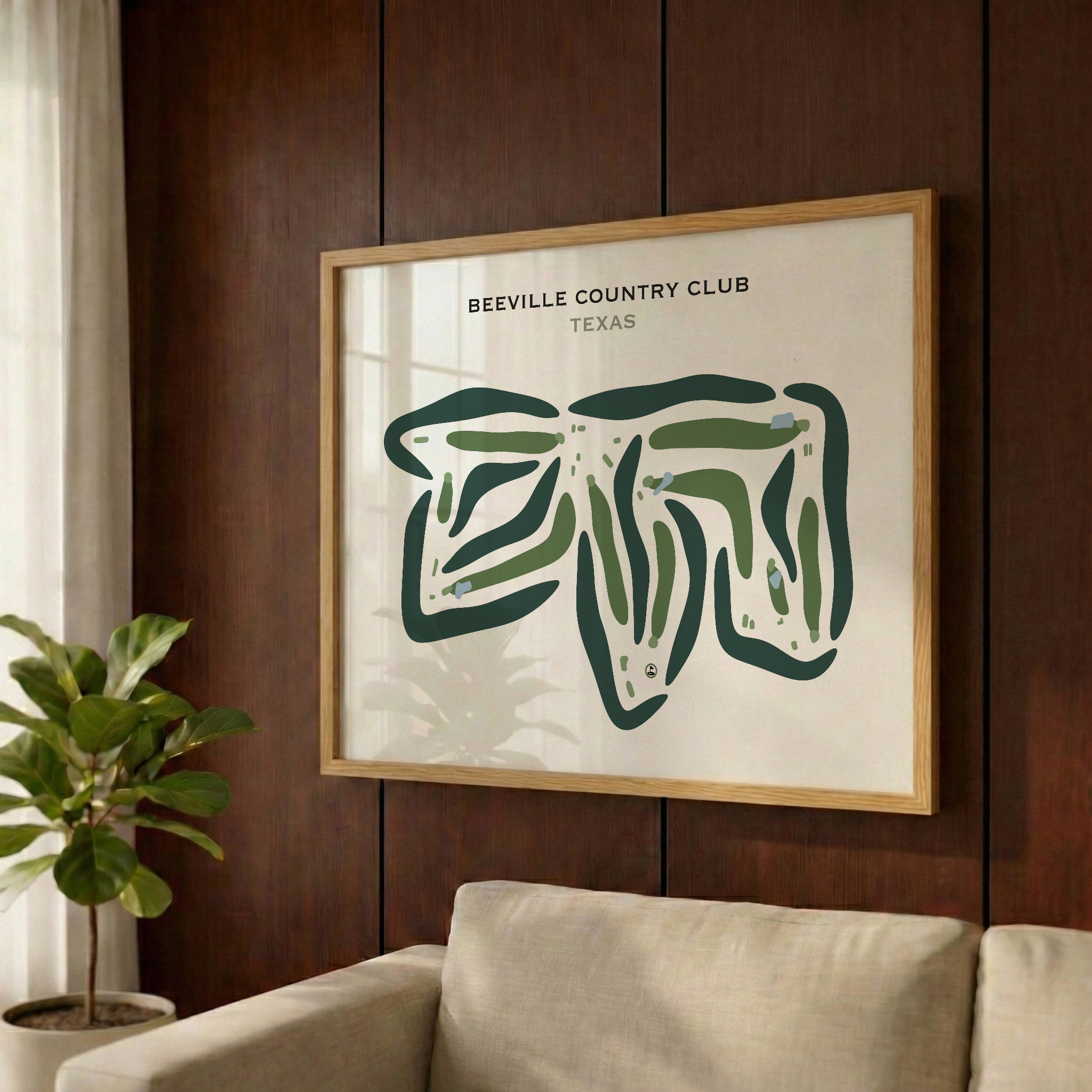 Beeville Country Club, Texas - Printed Golf Courses