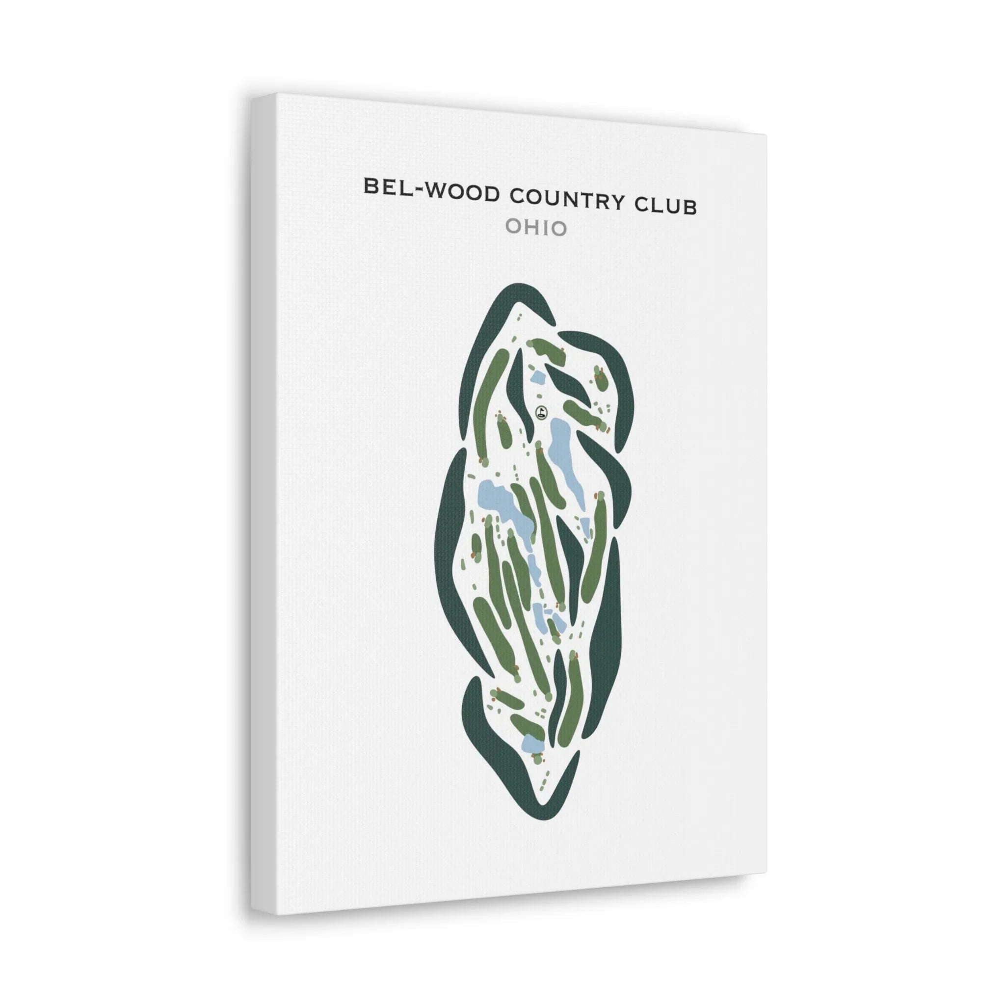 Bel-Wood Country Club, Ohio - Printed Golf Courses