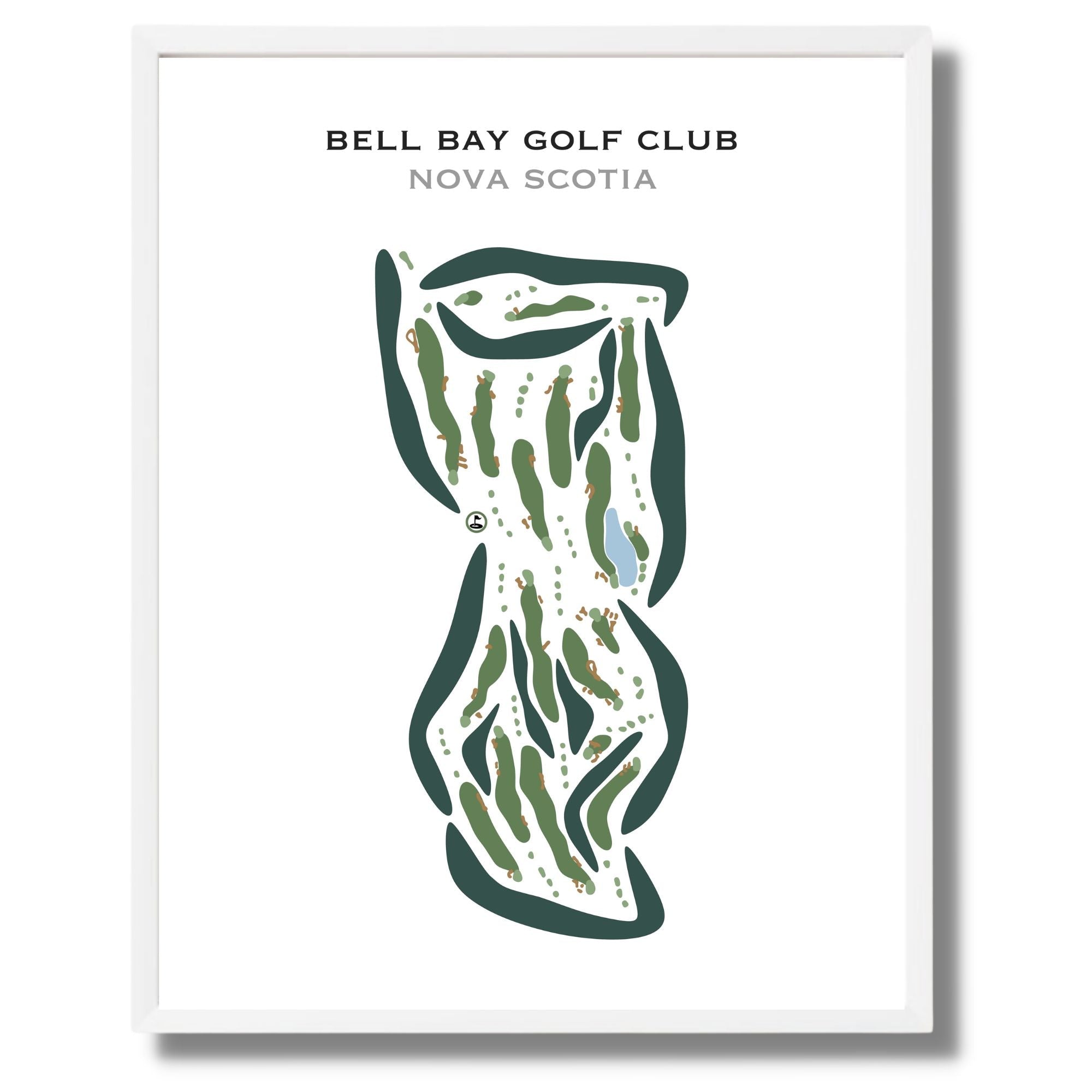 Bell Bay Golf Club, Nova Scotia - Printed Golf Courses