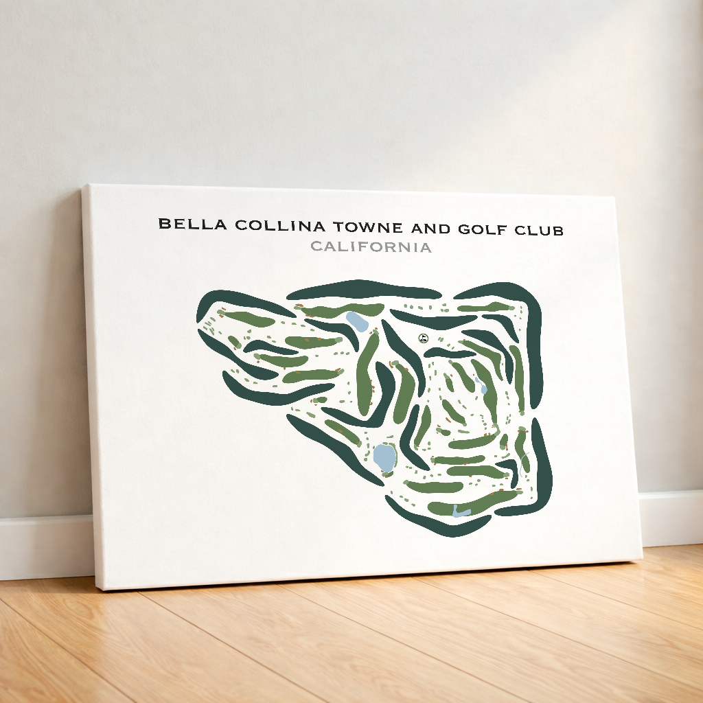 Bella Collina Towne & Golf Club, California - Printed Golf Courses