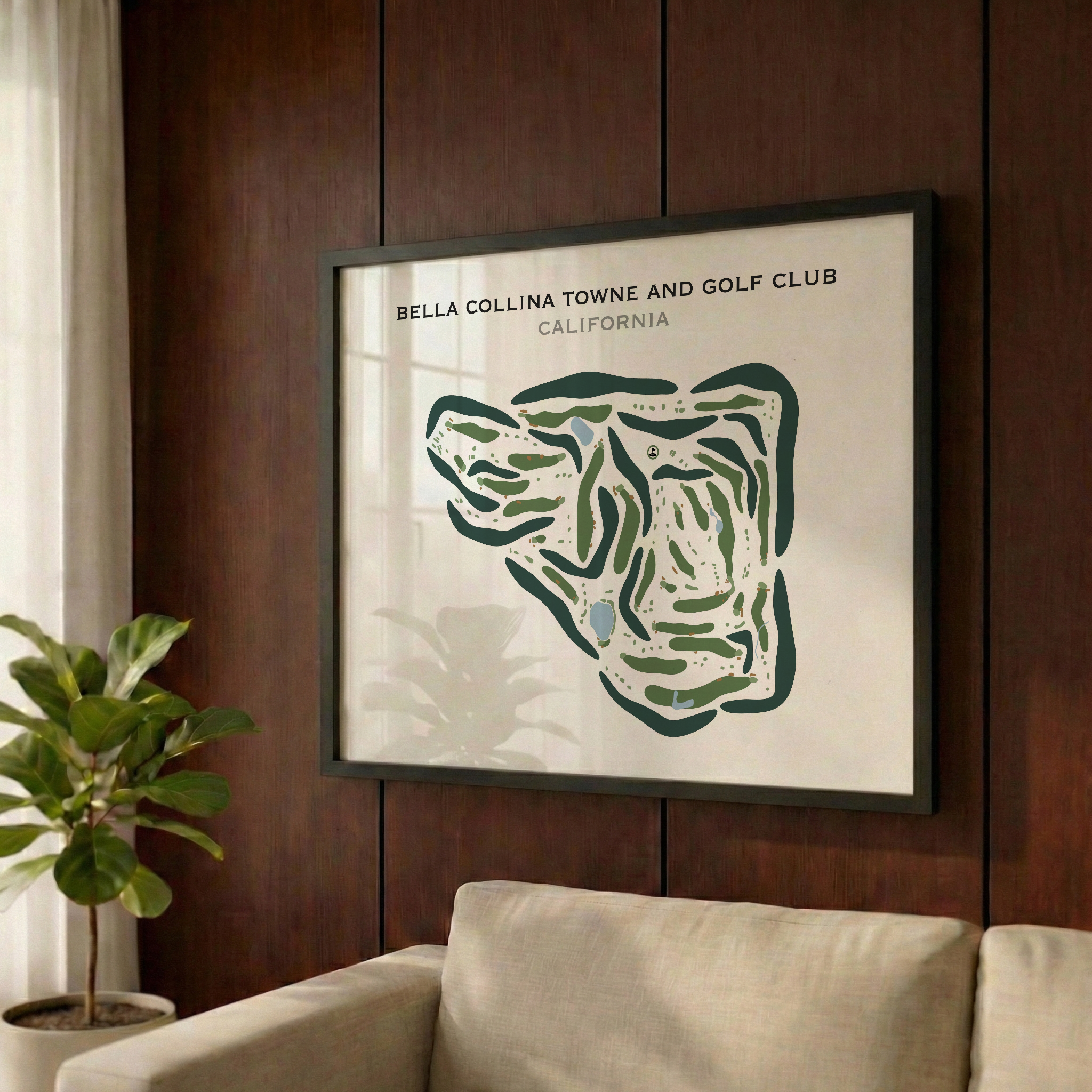 Bella Collina Towne & Golf Club, California - Printed Golf Courses