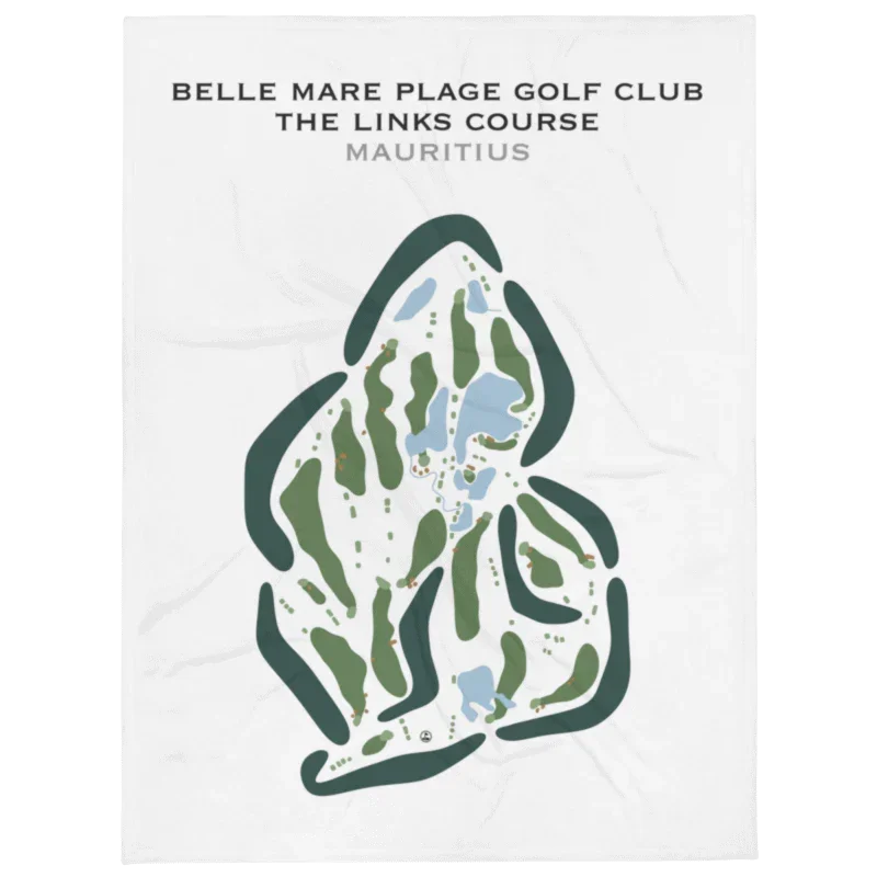 Belle Mare Plage Golf Club, The Links Course, Mauritius - Printed Golf Courses