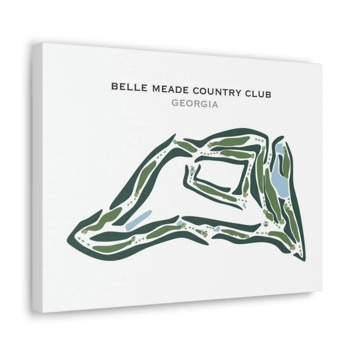 Belle Meade Country Club, Georgia - Printed Golf Courses