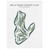 Belle Meade Country Club, Tennessee - Printed Golf Courses