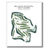 Bellevue Municipal Golf Course, Washington - Printed Golf Course