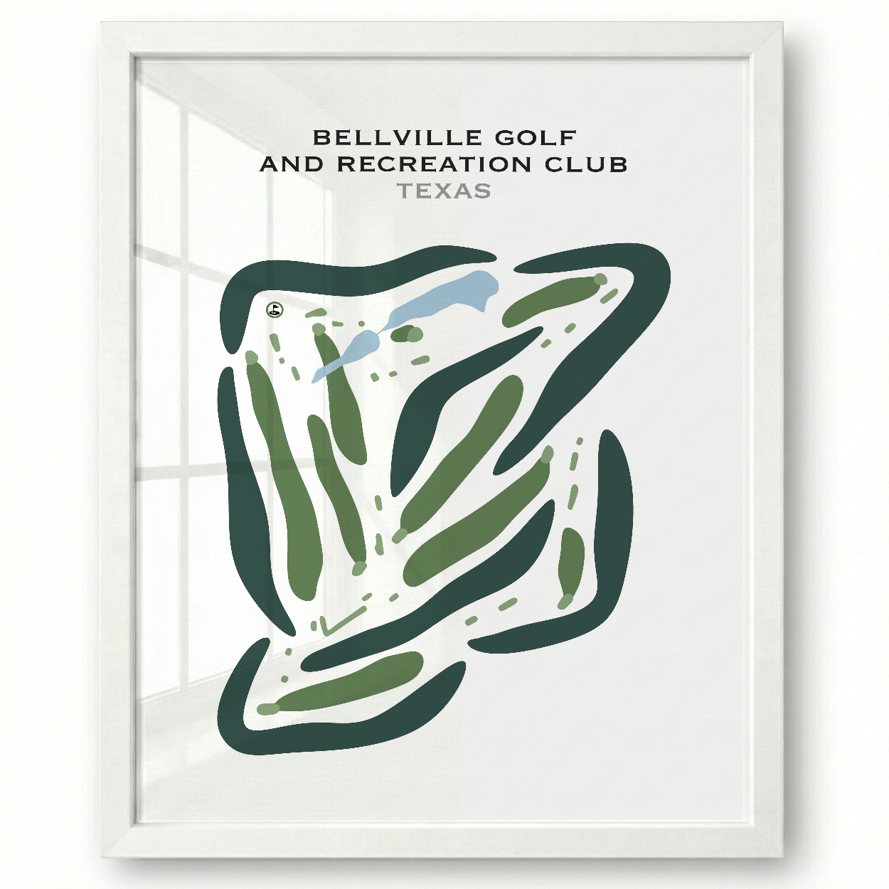 Bellville Golf & Recreation Club, Texas - Printed Golf Courses