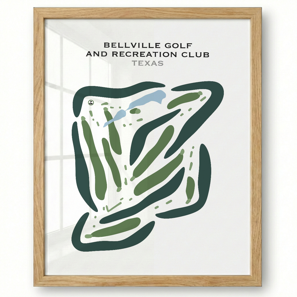 Bellville Golf & Recreation Club, Texas - Printed Golf Courses