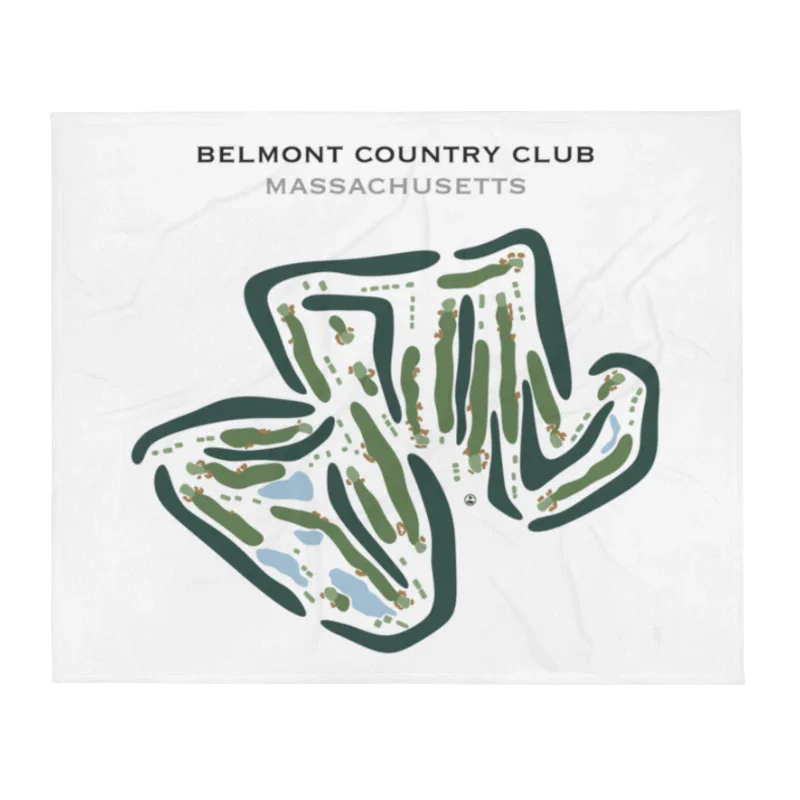 Belmont Country Club, Massachusetts - Printed Golf Course