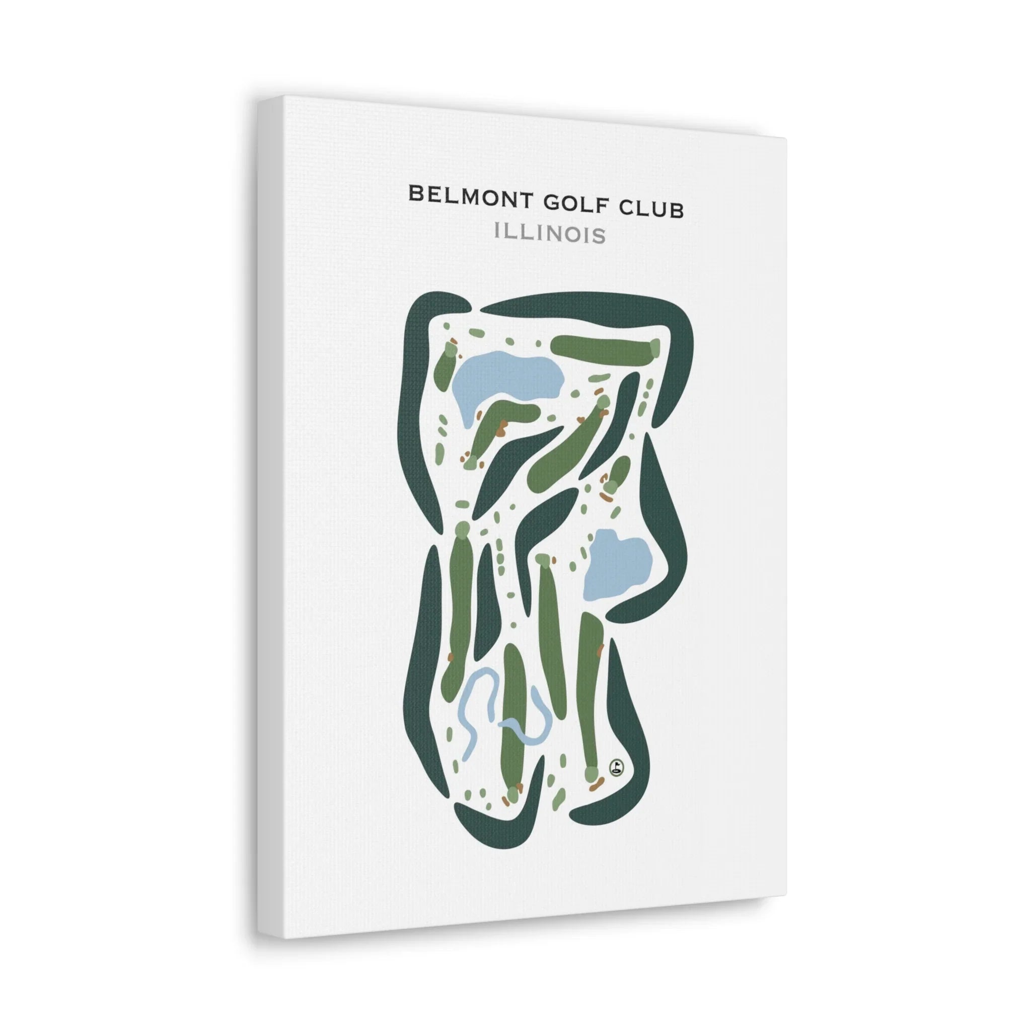 Belmont Golf Club, Illinois - Printed Golf Courses
