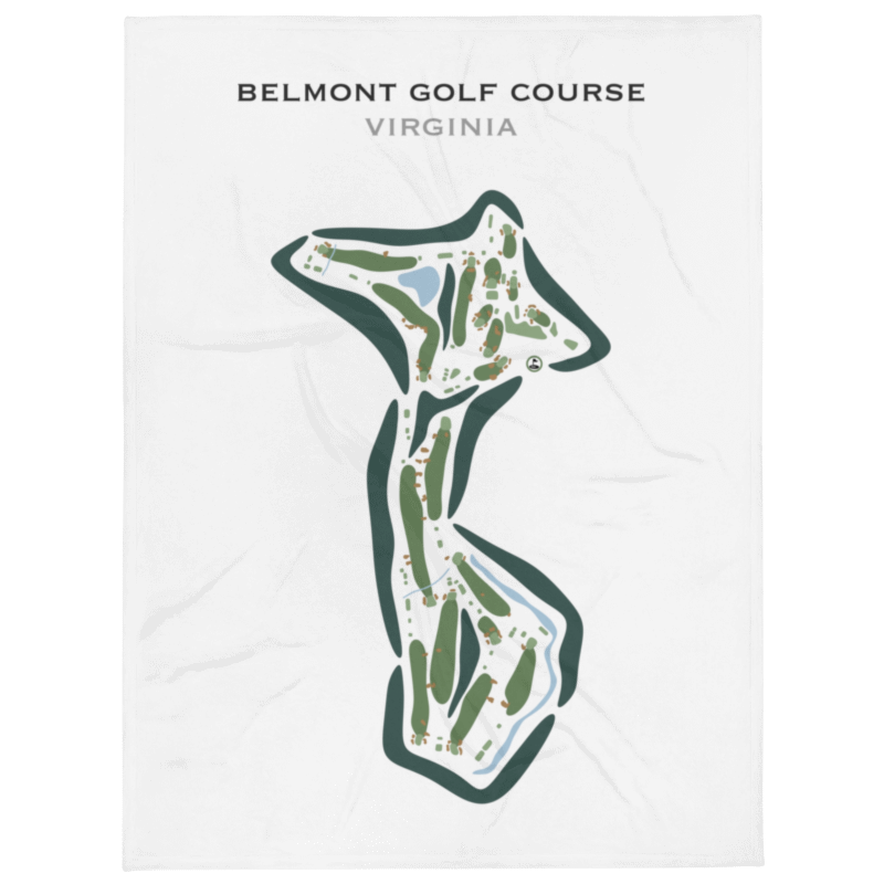 Belmont Golf Course, Richmond, Virginia - Printed Golf Courses
