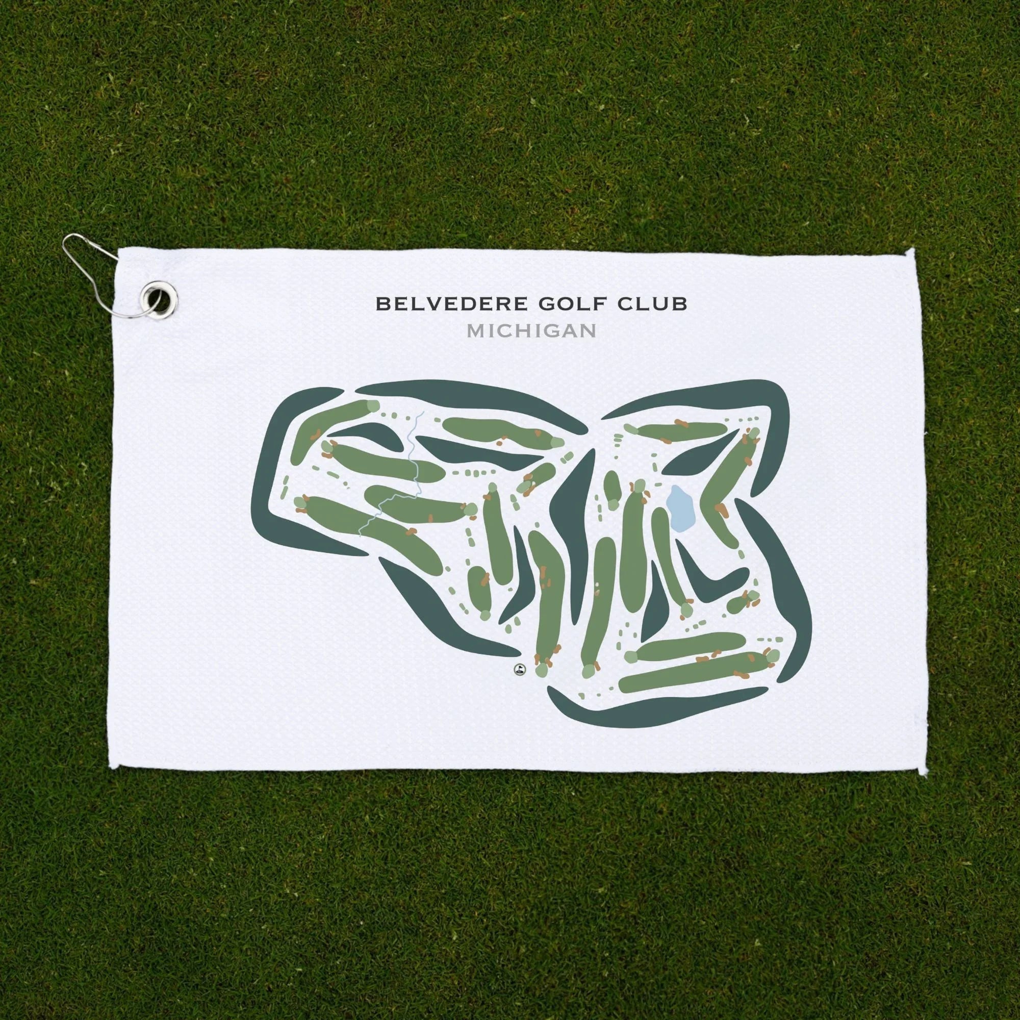 Belvedere Golf Club, Michigan - Printed Golf Course