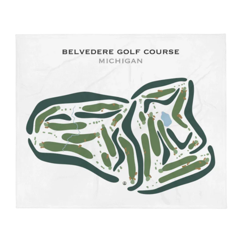 Belvedere Golf Course, Michigan - Printed Golf Courses
