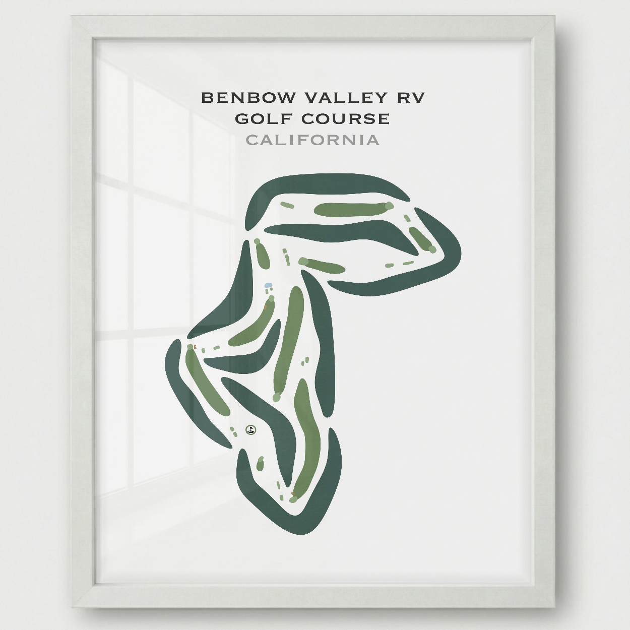 Benbow Valley RV Golf Course, California - Printed Golf Courses
