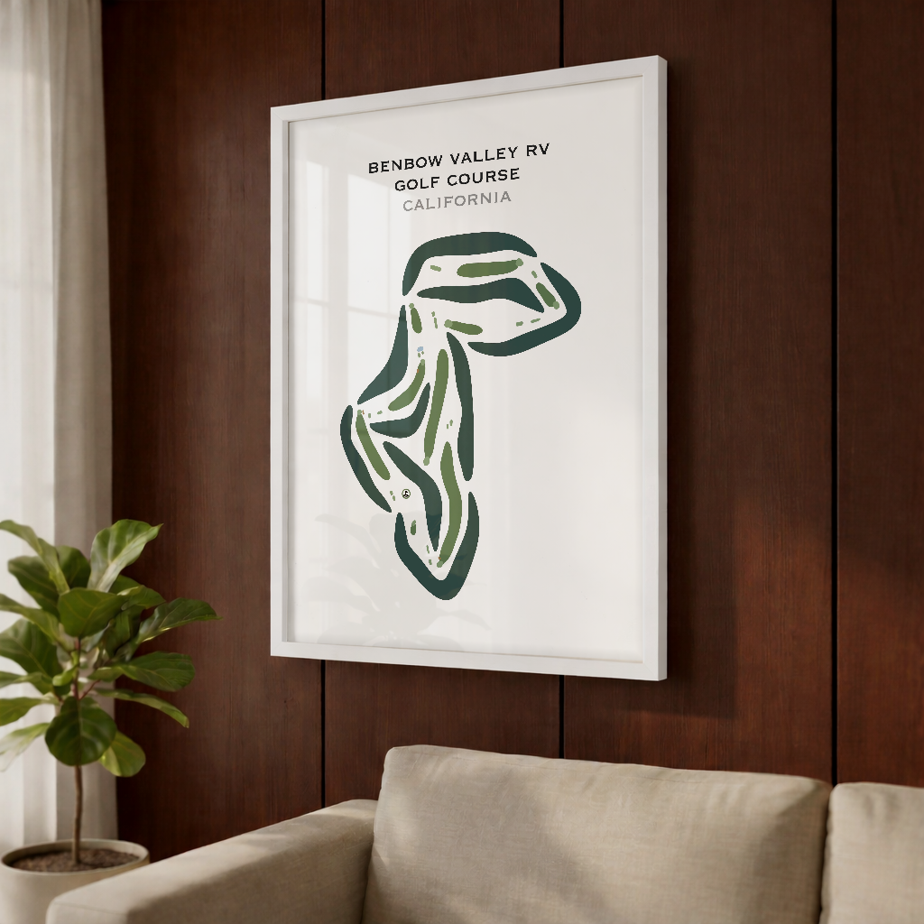 Benbow Valley RV Golf Course, California - Printed Golf Courses