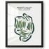 Bennett Valley Golf Course, California - Printed Golf Courses