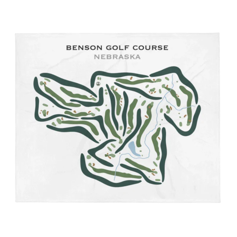 Benson Golf Course, Nebraska - Printed Golf Courses