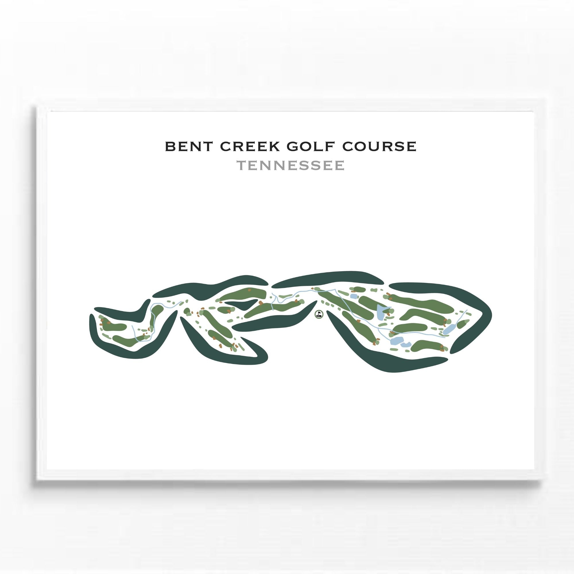 Bent Creek Golf Course, Tennessee - Printed Golf Courses