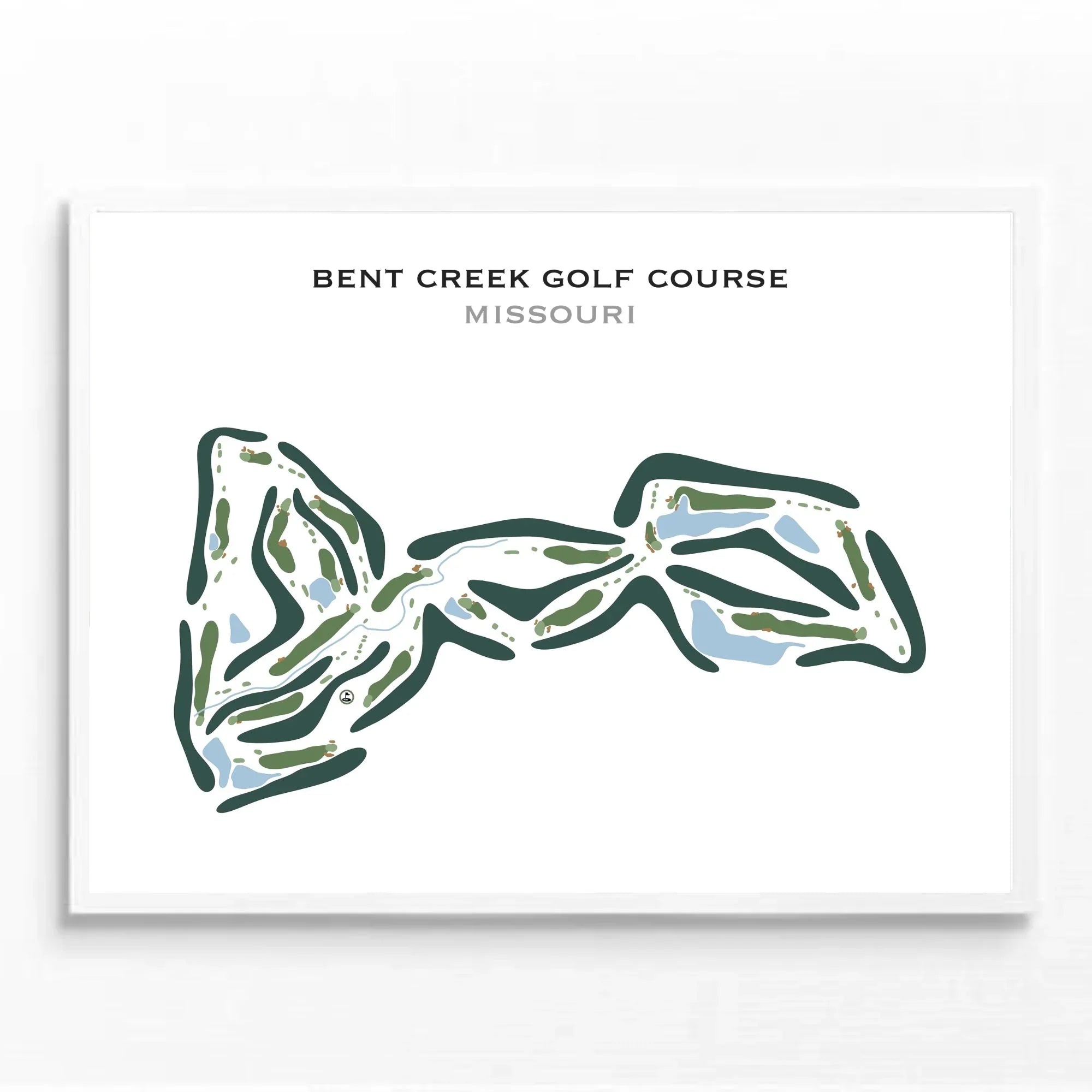 Bent Creek Golf Course, Missouri - Printed Golf Course