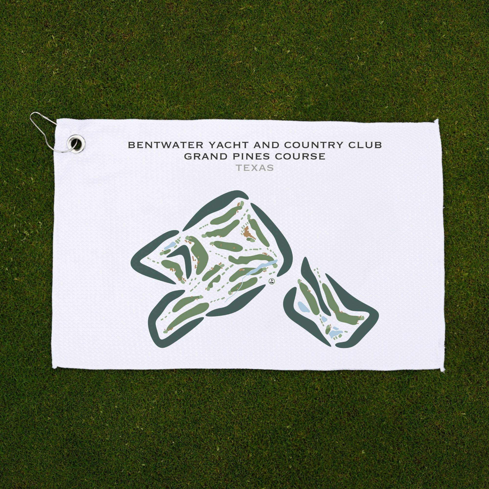 Bentwater Yacht & Country Club - Grand Pines Course, Texas - Printed Golf Courses
