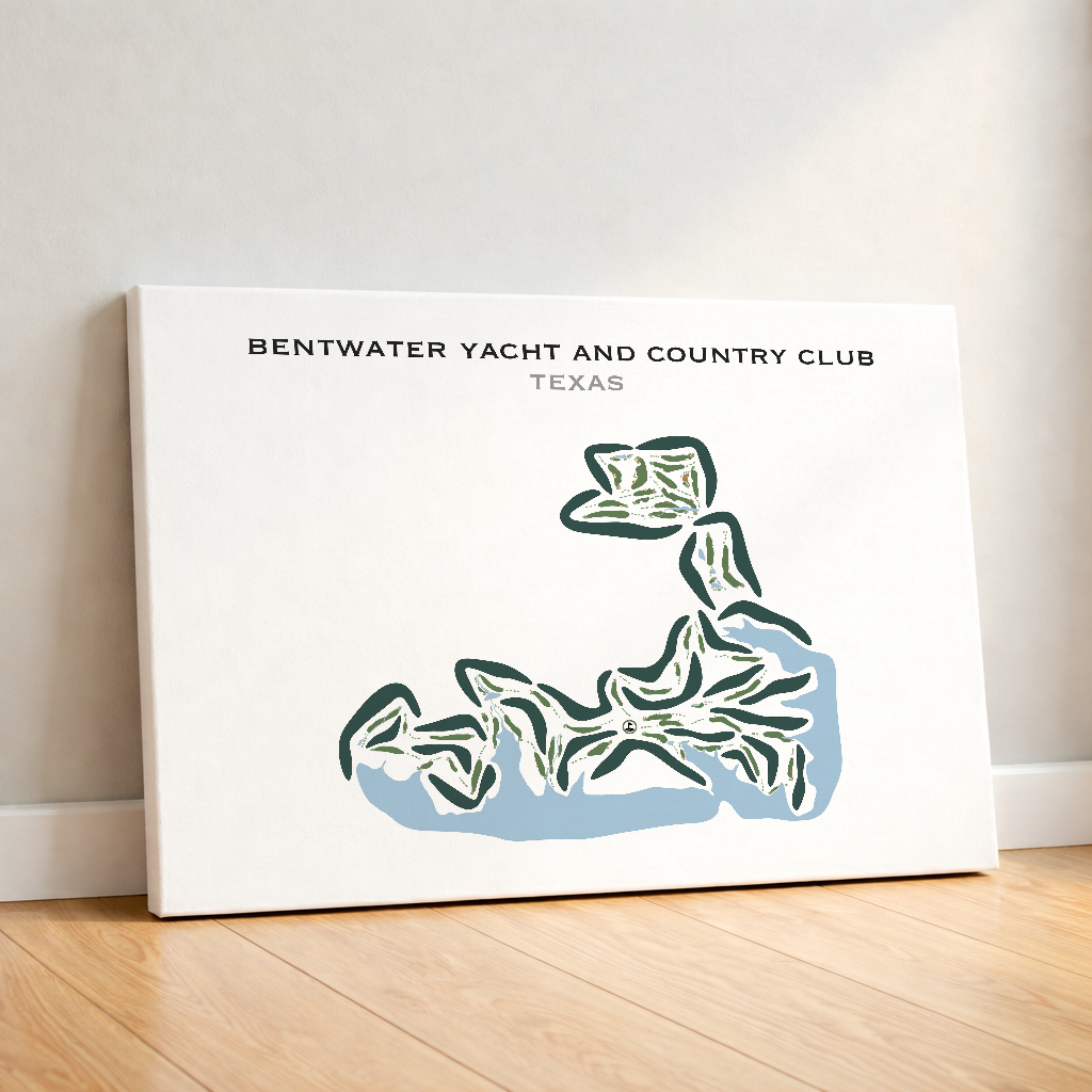 Bentwater Yacht and Country Club, Texas - Printed Golf Courses