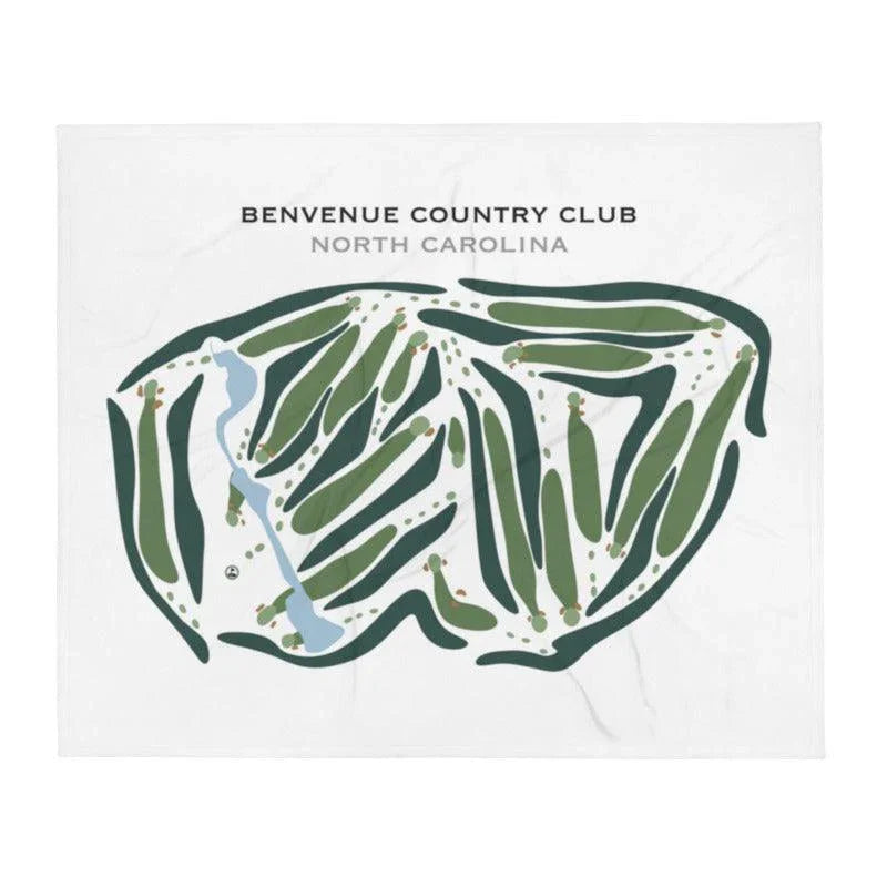 Benvenue Country Club, North Carolina - Printed Golf Courses