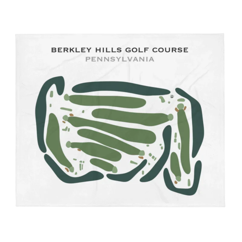 Berkley Hills Golf Course, Pennsylvania - Printed Golf Courses