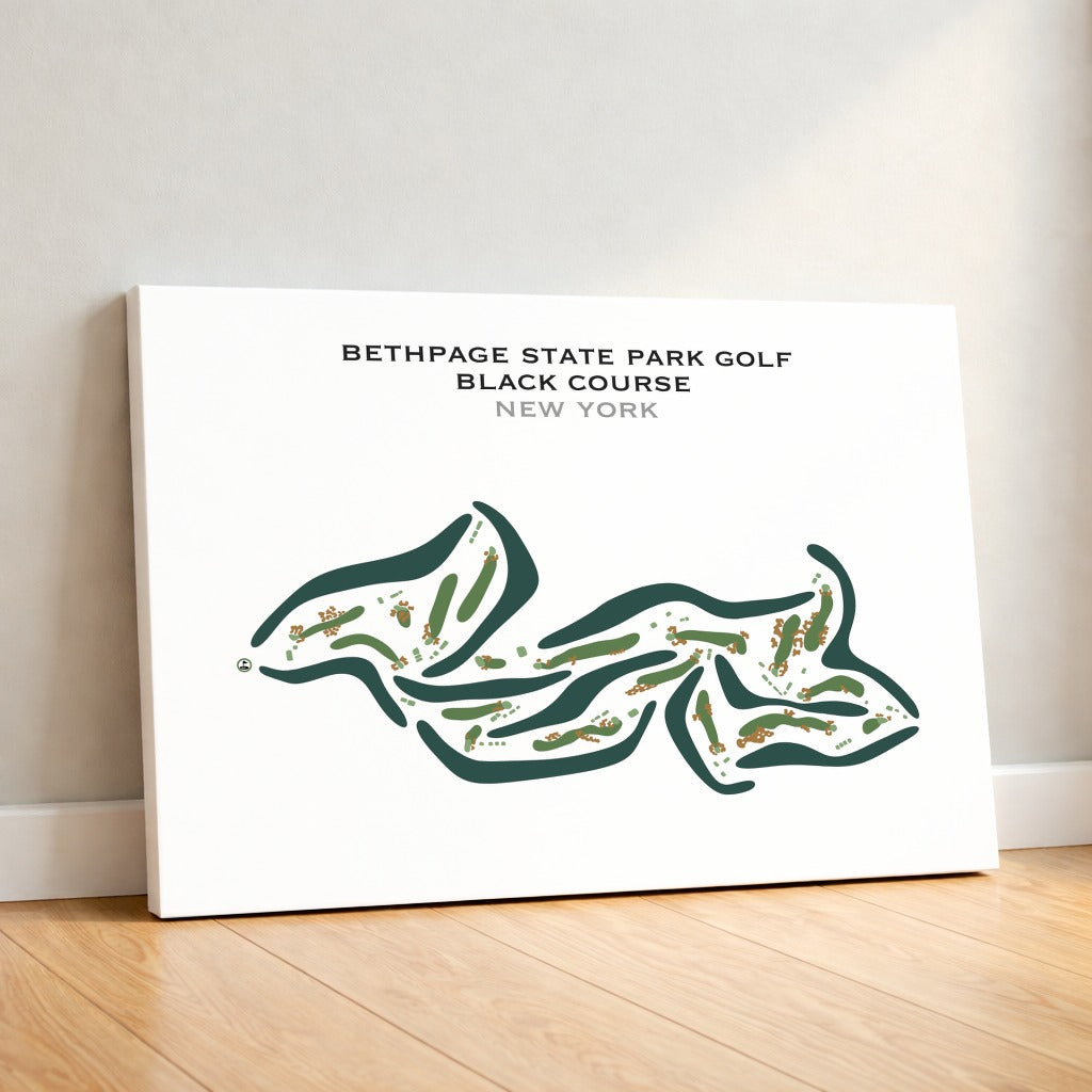 Bethpage State Park Golf, Black Course, New York - Printed Golf Courses