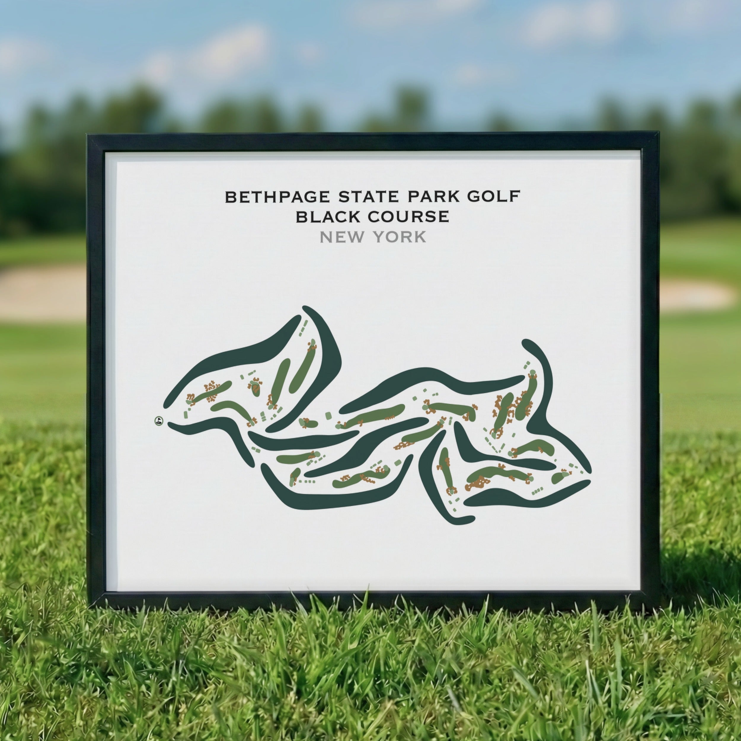 Bethpage State Park Golf, Black Course, New York - Printed Golf Courses