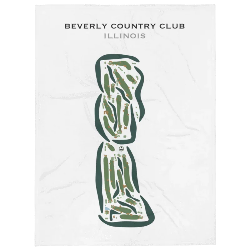 Beverly Country Club, Illinois - Printed Golf Courses
