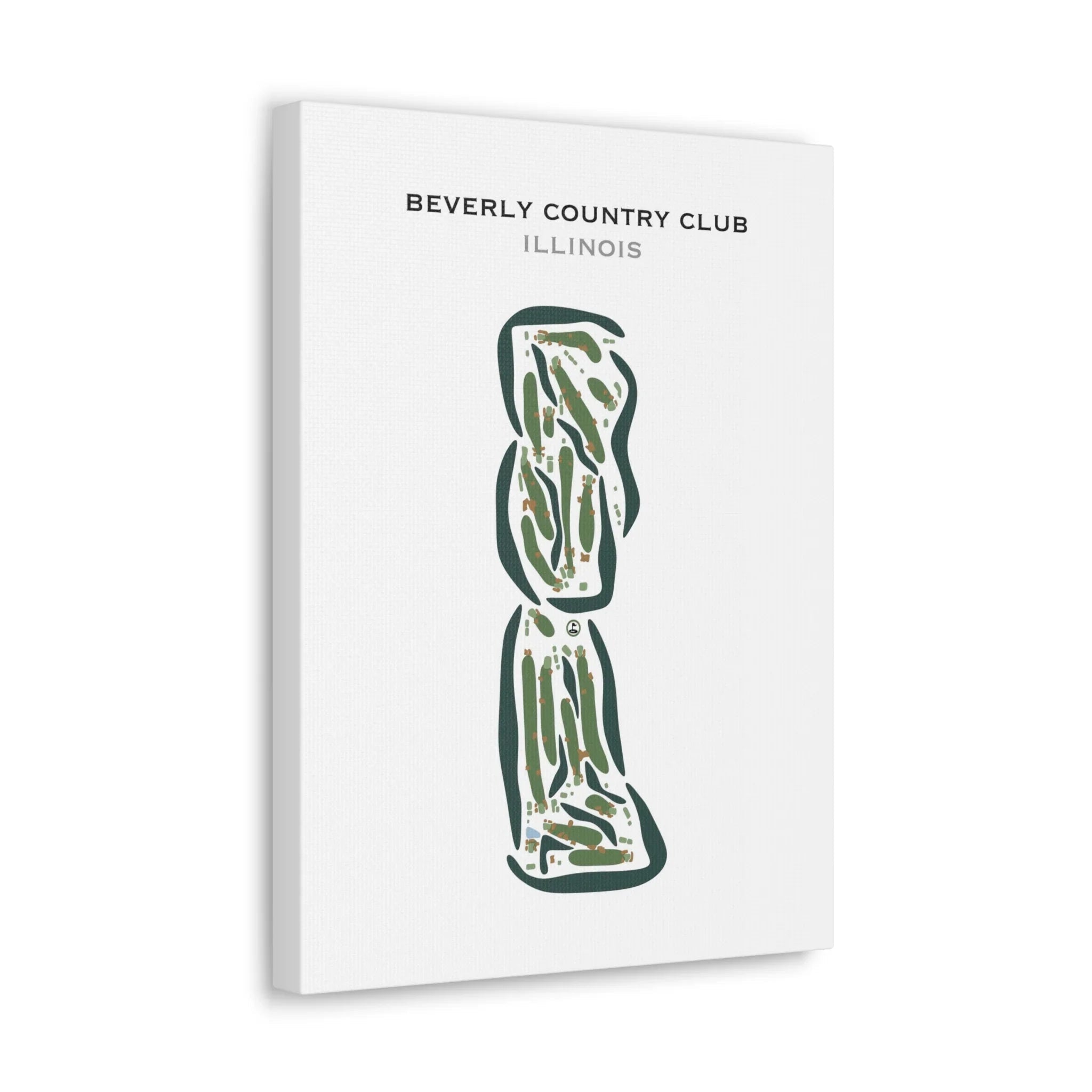 Beverly Country Club, Illinois - Printed Golf Courses