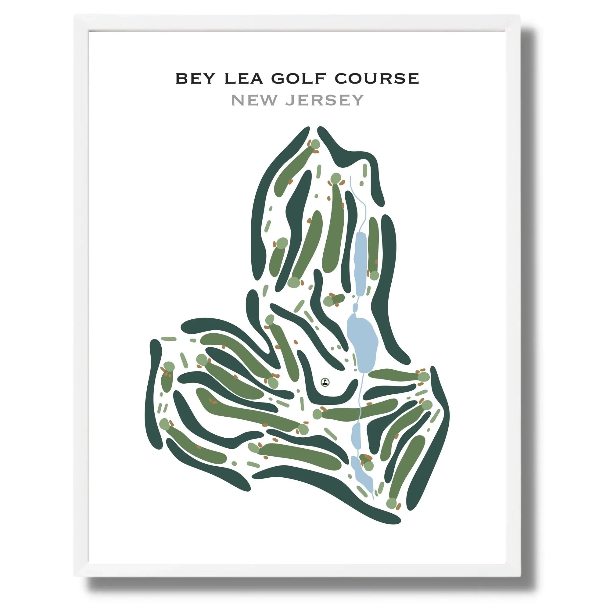 Bey Lea Golf Course, New Jersey - Printed Golf Course