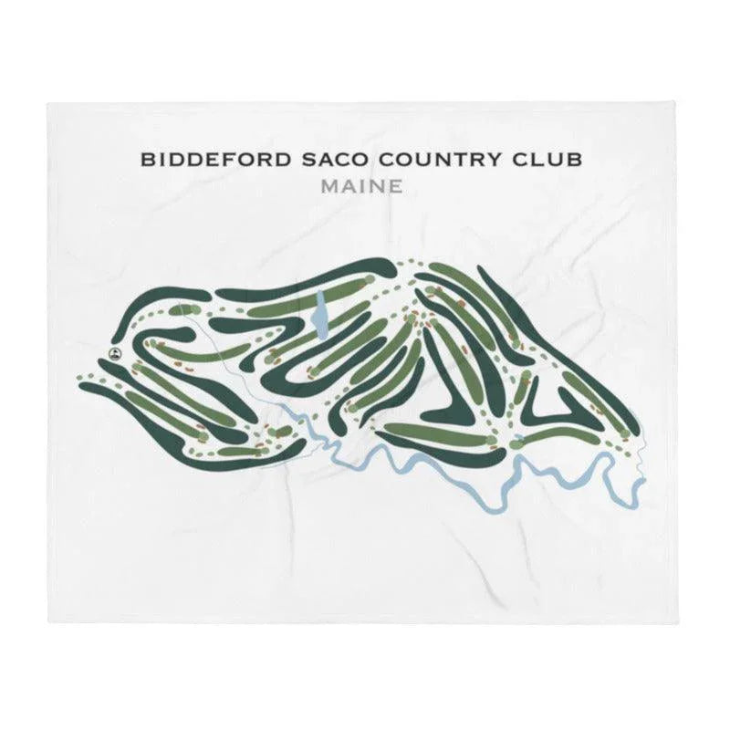 Biddeford Saco Country Club, Maine - Printed Golf Courses