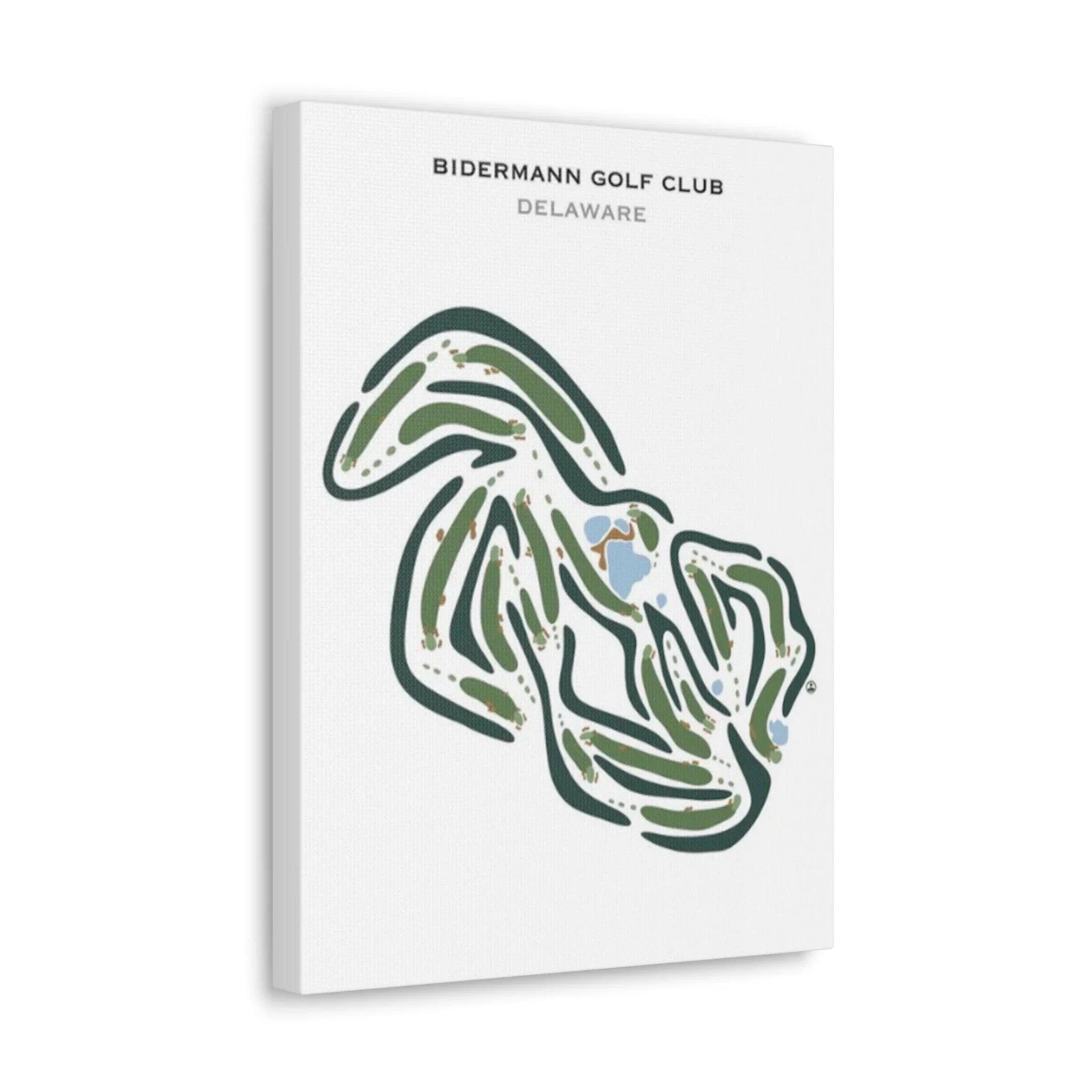 Bidermann Golf Club, Delaware - Printed Golf Courses